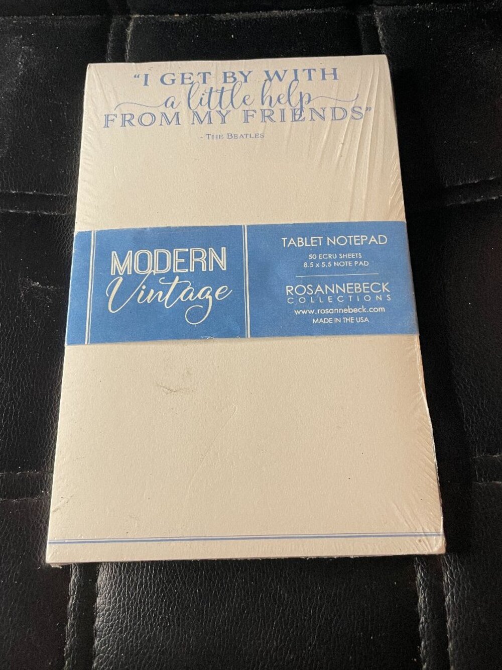 Rosannebeck Collections Modern Vintage Tablet Notepad-NWT